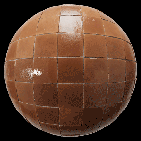 GLAZED Material Sphere Henna